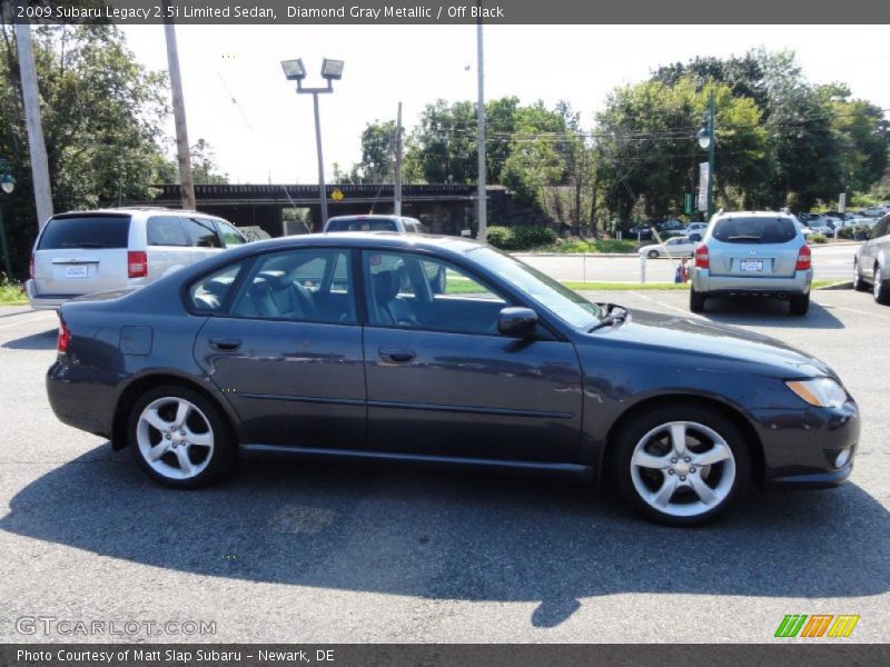 Diamond Gray Metallic / Off Black 2009 Subaru Legacy 2.5i Limited Sedan
