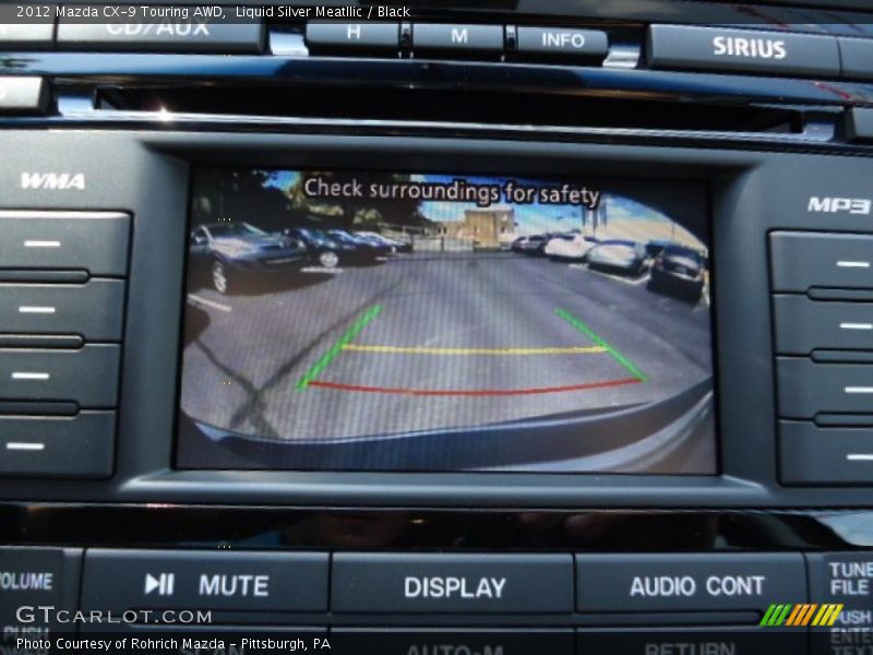 Liquid Silver Meatllic / Black 2012 Mazda CX-9 Touring AWD