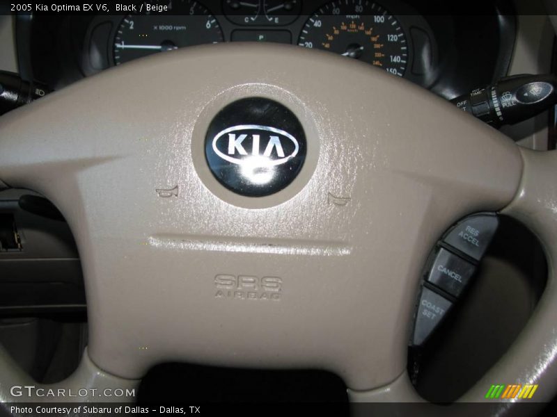 Black / Beige 2005 Kia Optima EX V6