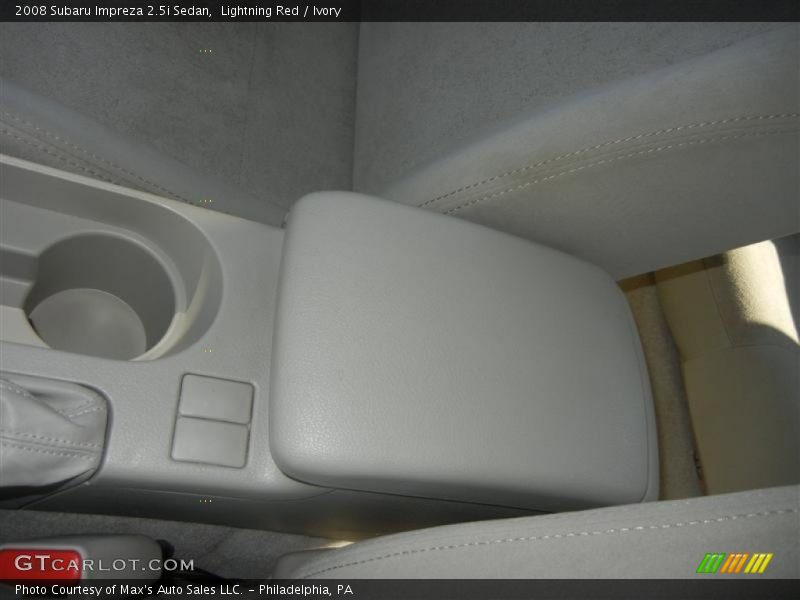 Lightning Red / Ivory 2008 Subaru Impreza 2.5i Sedan