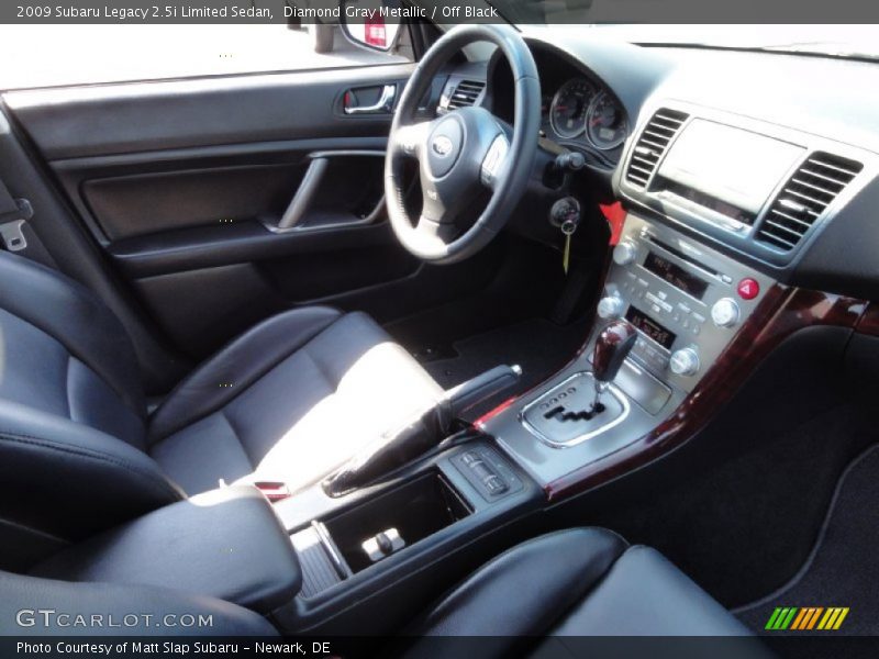 Diamond Gray Metallic / Off Black 2009 Subaru Legacy 2.5i Limited Sedan