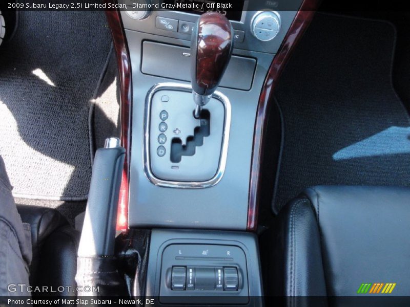 Diamond Gray Metallic / Off Black 2009 Subaru Legacy 2.5i Limited Sedan