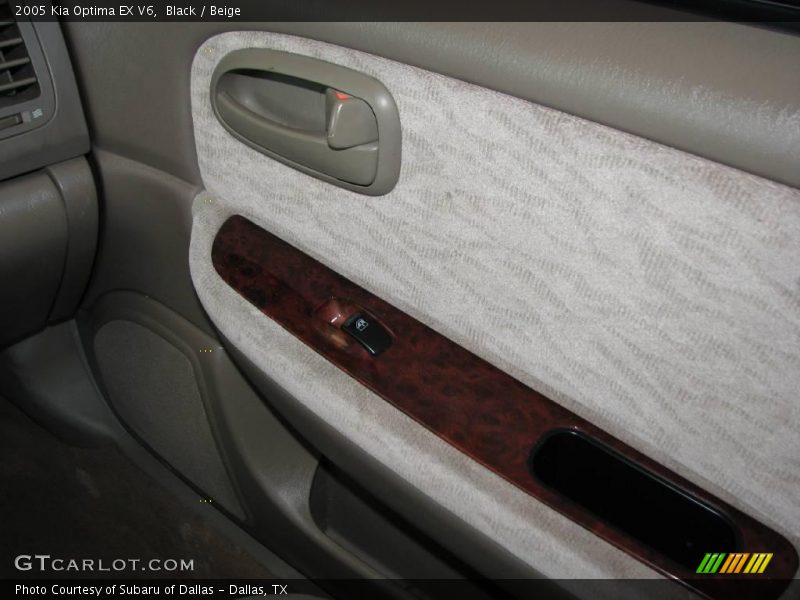 Black / Beige 2005 Kia Optima EX V6