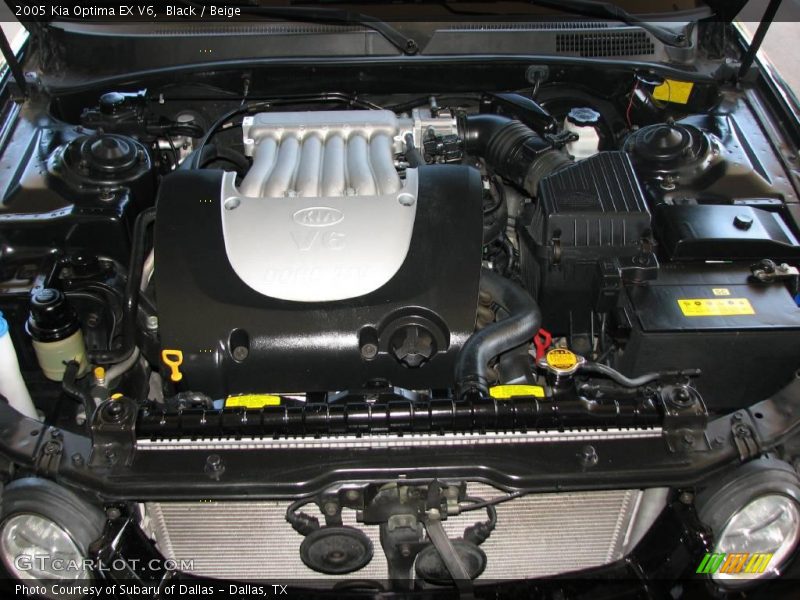 Black / Beige 2005 Kia Optima EX V6