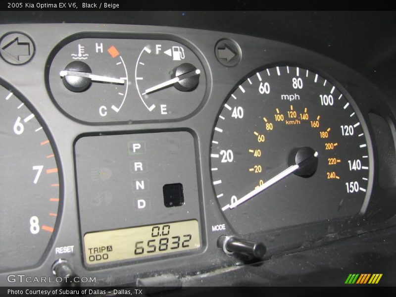 Black / Beige 2005 Kia Optima EX V6