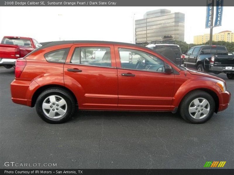 Sunburst Orange Pearl / Dark Slate Gray 2008 Dodge Caliber SE