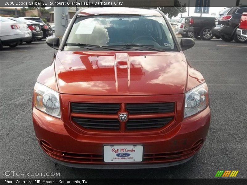 Sunburst Orange Pearl / Dark Slate Gray 2008 Dodge Caliber SE