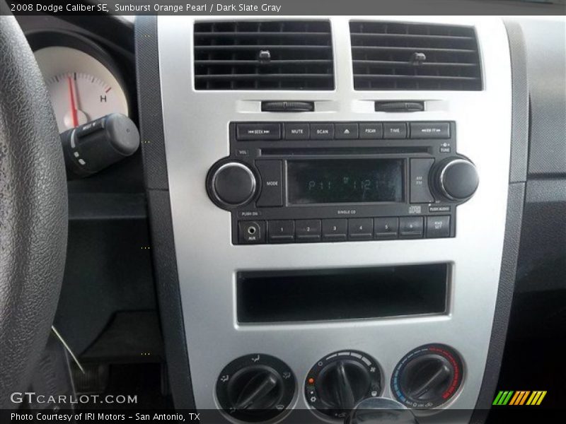 Sunburst Orange Pearl / Dark Slate Gray 2008 Dodge Caliber SE