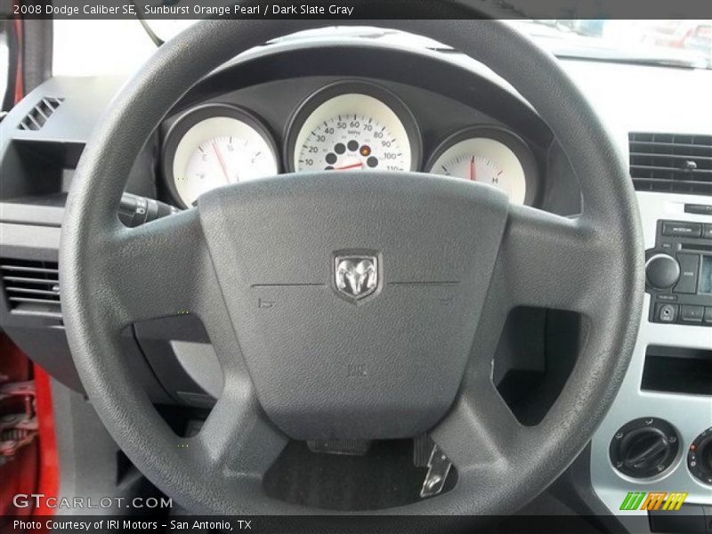 Sunburst Orange Pearl / Dark Slate Gray 2008 Dodge Caliber SE
