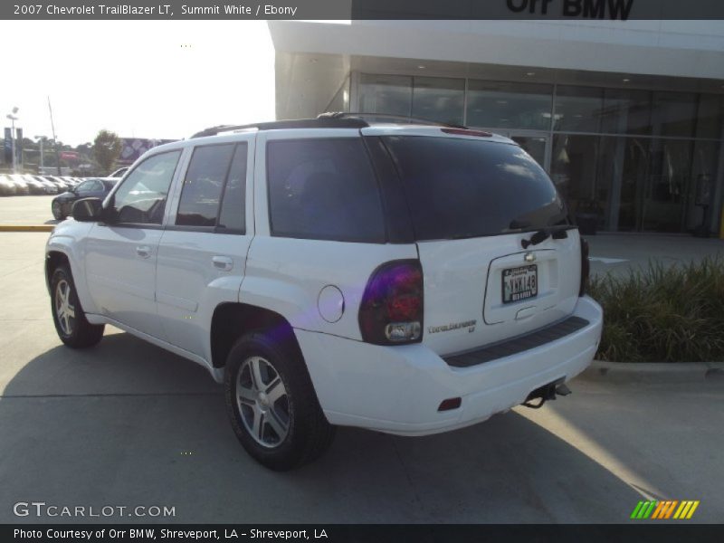 Summit White / Ebony 2007 Chevrolet TrailBlazer LT