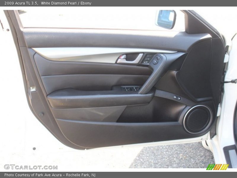 White Diamond Pearl / Ebony 2009 Acura TL 3.5