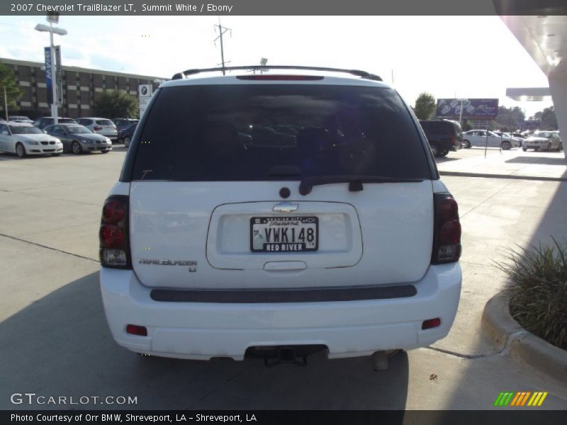 Summit White / Ebony 2007 Chevrolet TrailBlazer LT