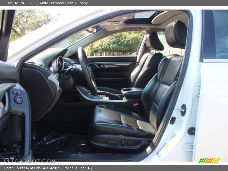 White Diamond Pearl / Ebony 2009 Acura TL 3.5