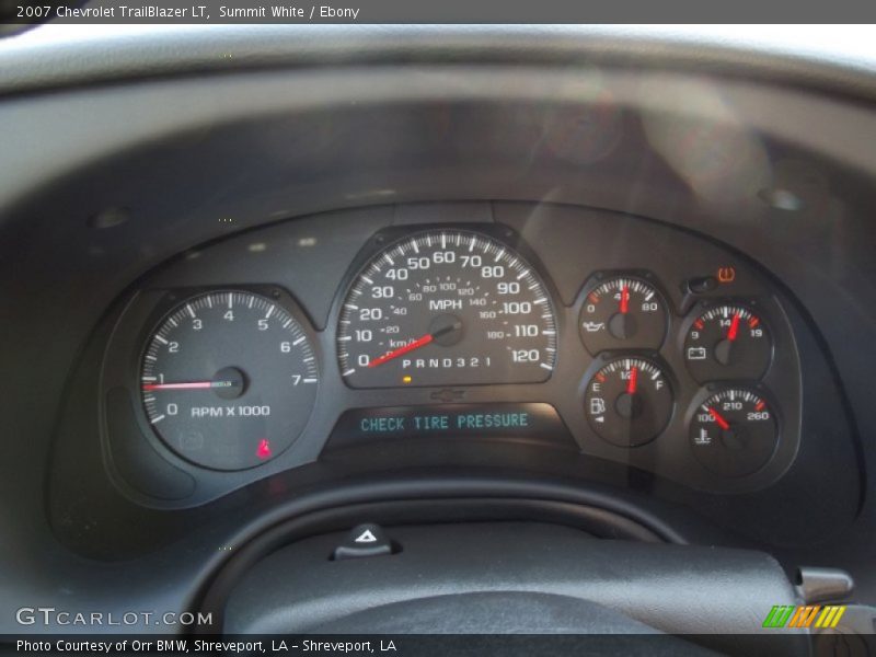Summit White / Ebony 2007 Chevrolet TrailBlazer LT