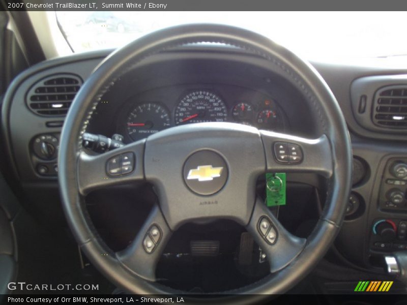 Summit White / Ebony 2007 Chevrolet TrailBlazer LT