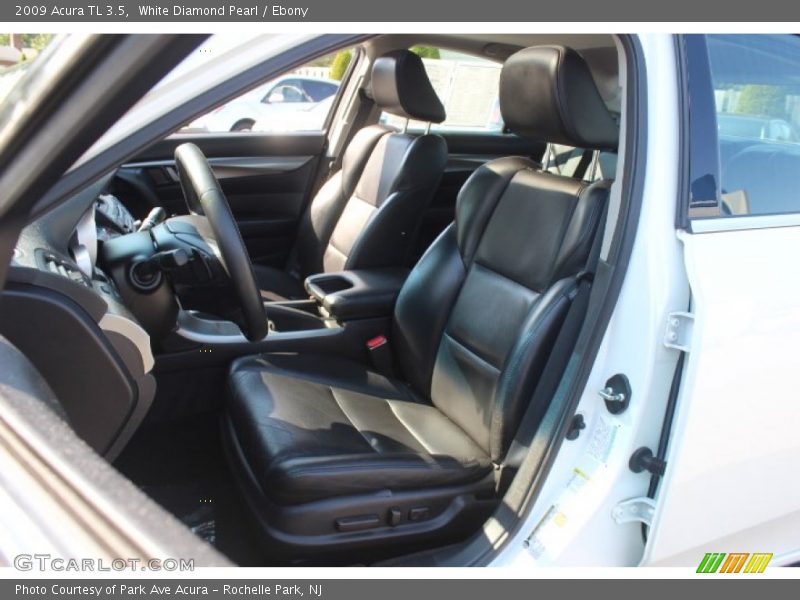 White Diamond Pearl / Ebony 2009 Acura TL 3.5