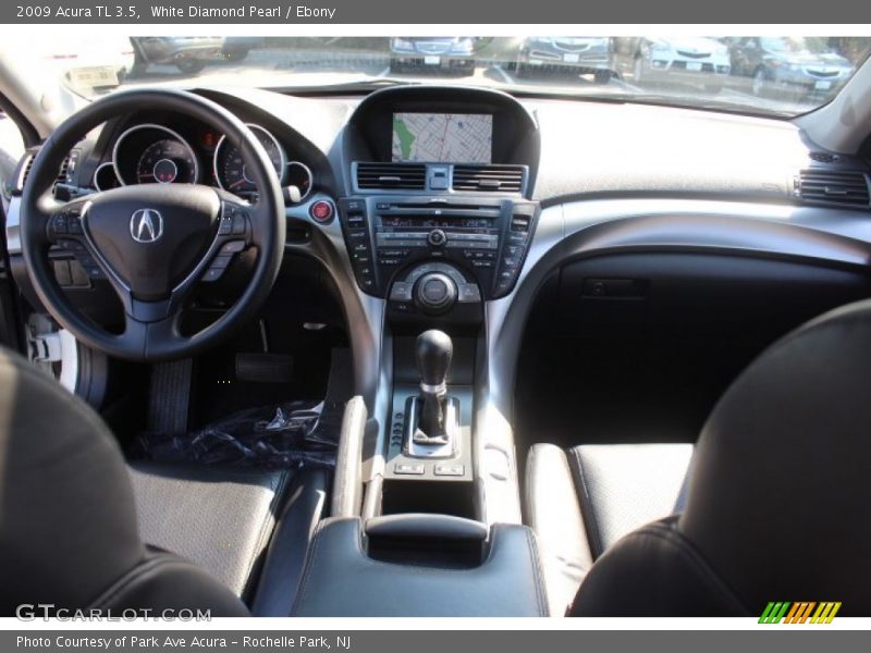 White Diamond Pearl / Ebony 2009 Acura TL 3.5