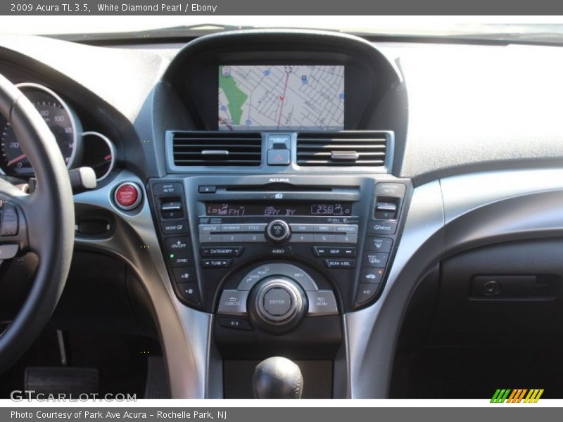 White Diamond Pearl / Ebony 2009 Acura TL 3.5