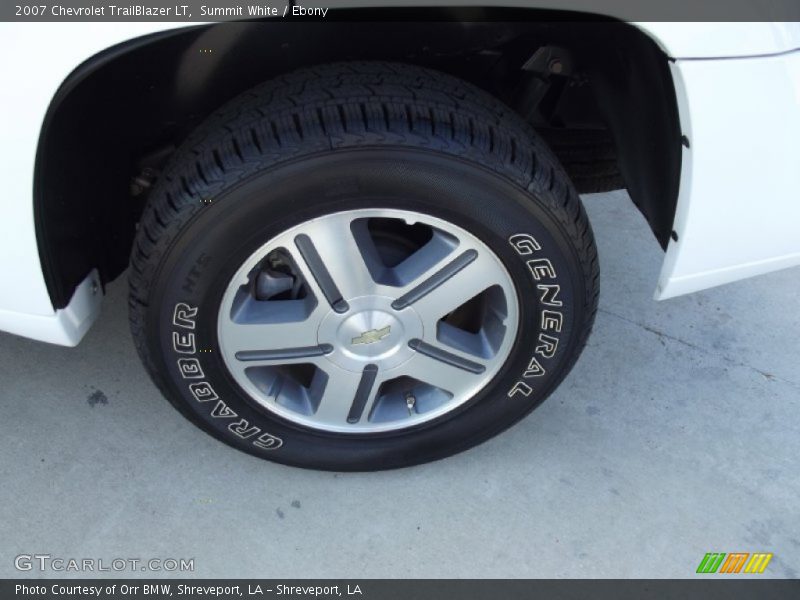 Summit White / Ebony 2007 Chevrolet TrailBlazer LT