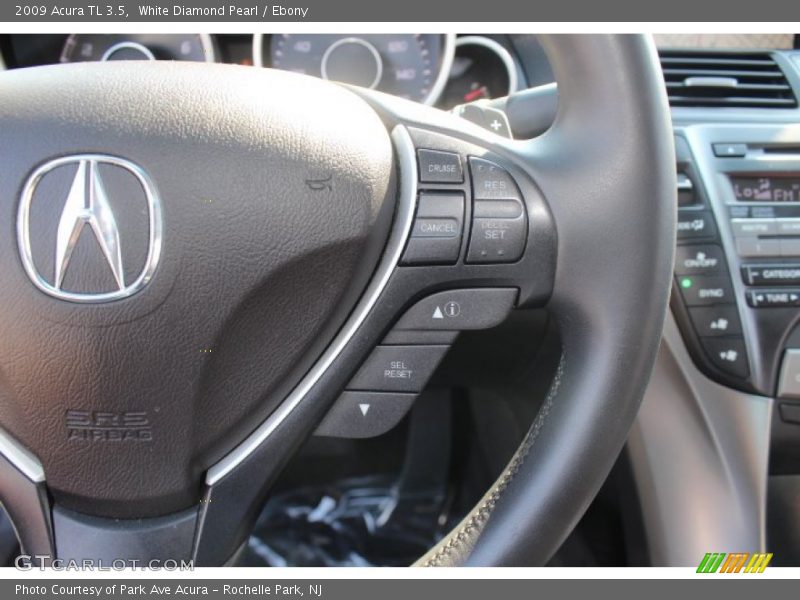 White Diamond Pearl / Ebony 2009 Acura TL 3.5