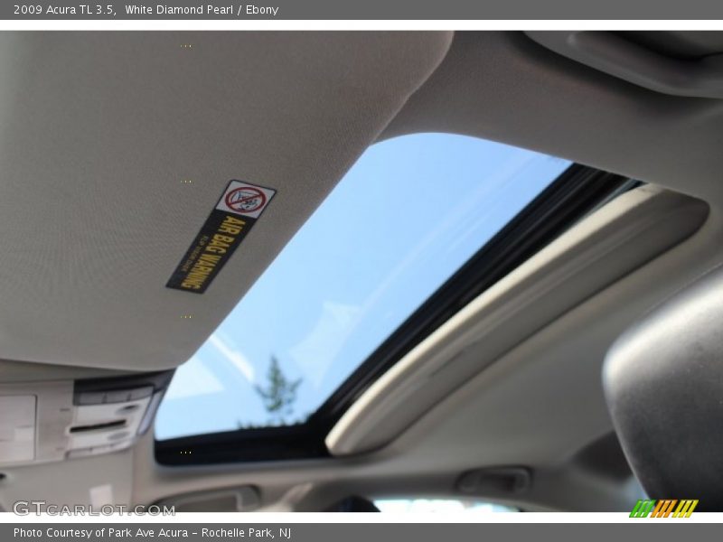 White Diamond Pearl / Ebony 2009 Acura TL 3.5