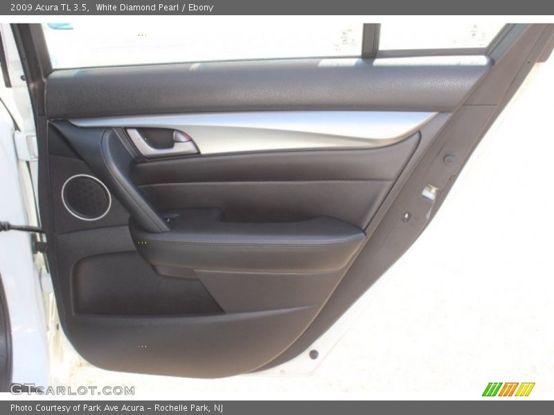 White Diamond Pearl / Ebony 2009 Acura TL 3.5