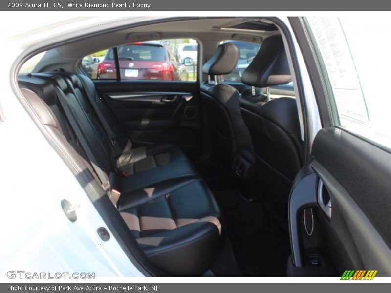 White Diamond Pearl / Ebony 2009 Acura TL 3.5