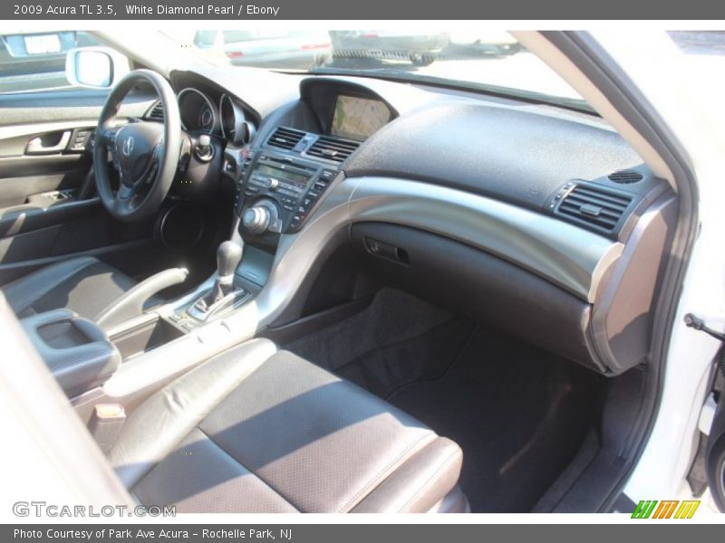White Diamond Pearl / Ebony 2009 Acura TL 3.5