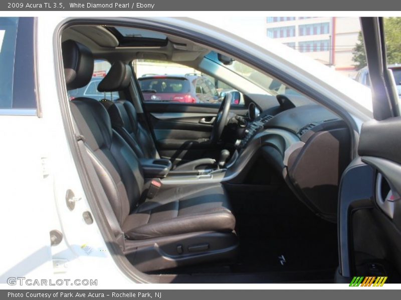 White Diamond Pearl / Ebony 2009 Acura TL 3.5