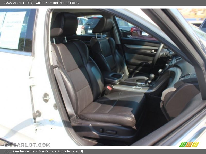 White Diamond Pearl / Ebony 2009 Acura TL 3.5
