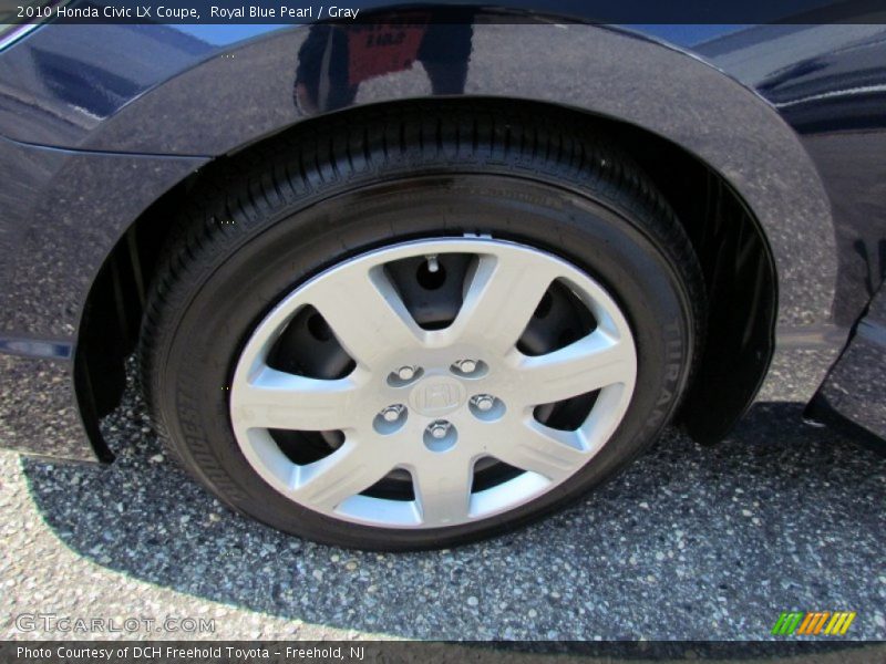 Royal Blue Pearl / Gray 2010 Honda Civic LX Coupe