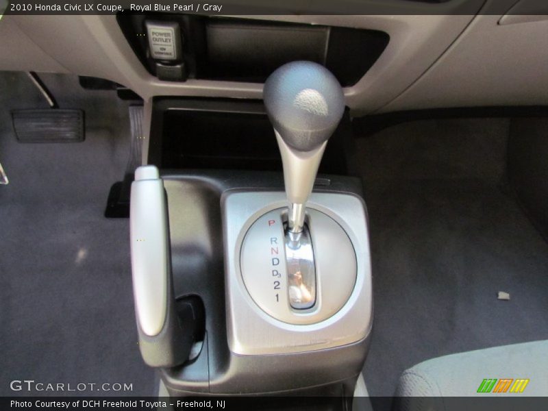 Royal Blue Pearl / Gray 2010 Honda Civic LX Coupe