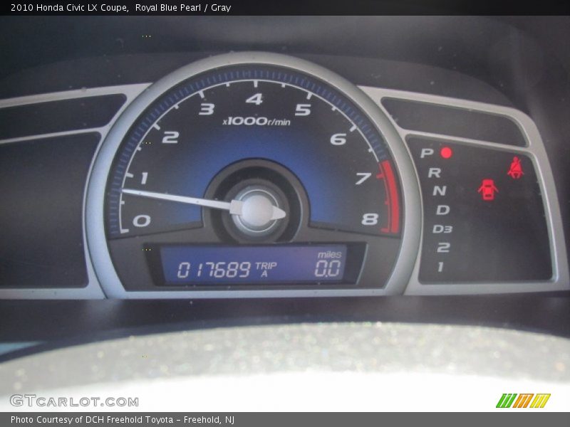 Royal Blue Pearl / Gray 2010 Honda Civic LX Coupe