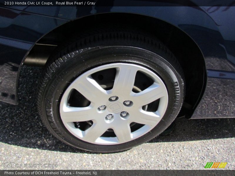 Royal Blue Pearl / Gray 2010 Honda Civic LX Coupe