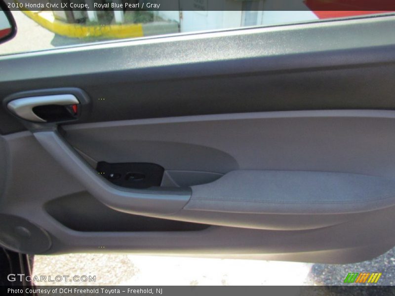 Royal Blue Pearl / Gray 2010 Honda Civic LX Coupe
