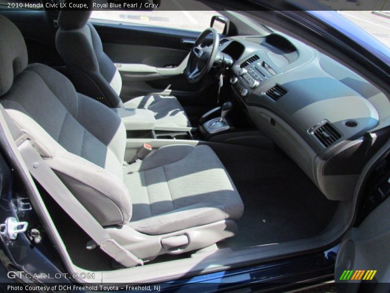 Royal Blue Pearl / Gray 2010 Honda Civic LX Coupe