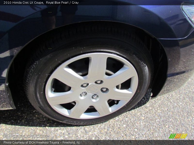Royal Blue Pearl / Gray 2010 Honda Civic LX Coupe
