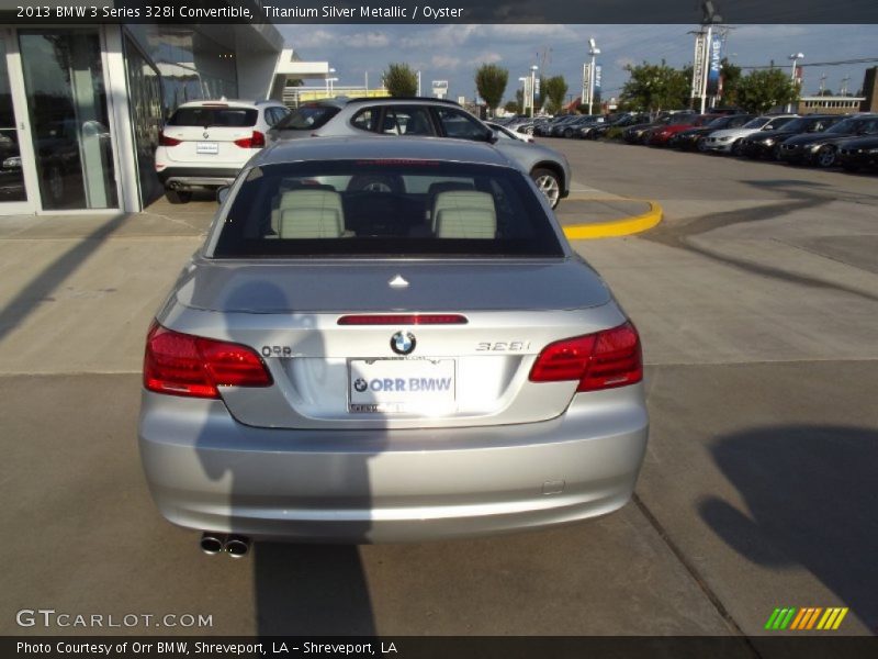 Titanium Silver Metallic / Oyster 2013 BMW 3 Series 328i Convertible