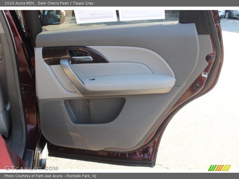 Dark Cherry Pearl / Taupe Gray 2010 Acura MDX