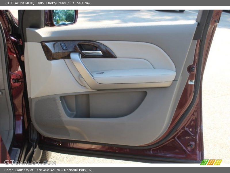 Dark Cherry Pearl / Taupe Gray 2010 Acura MDX