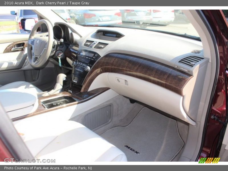 Dark Cherry Pearl / Taupe Gray 2010 Acura MDX
