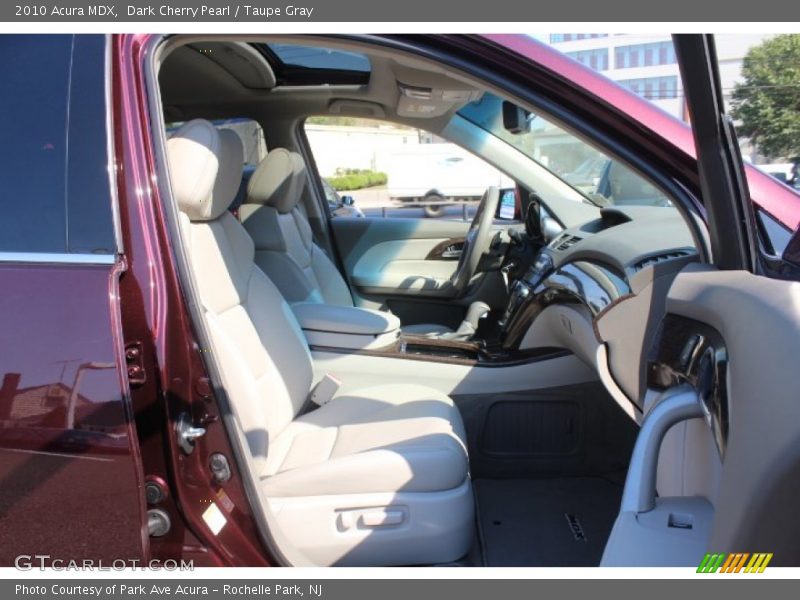 Dark Cherry Pearl / Taupe Gray 2010 Acura MDX