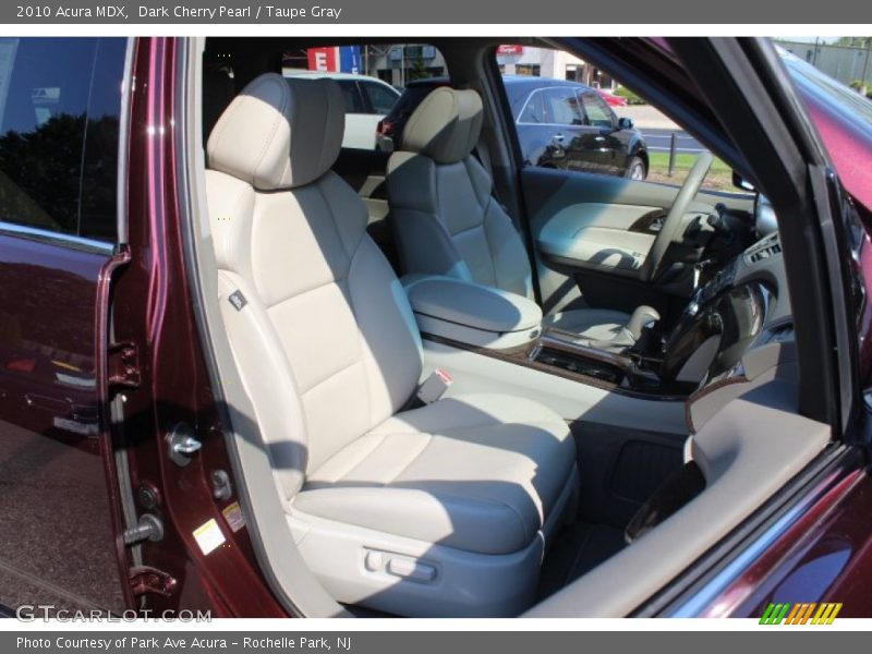 Dark Cherry Pearl / Taupe Gray 2010 Acura MDX