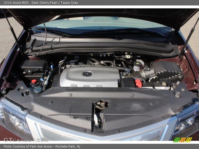 Dark Cherry Pearl / Taupe Gray 2010 Acura MDX