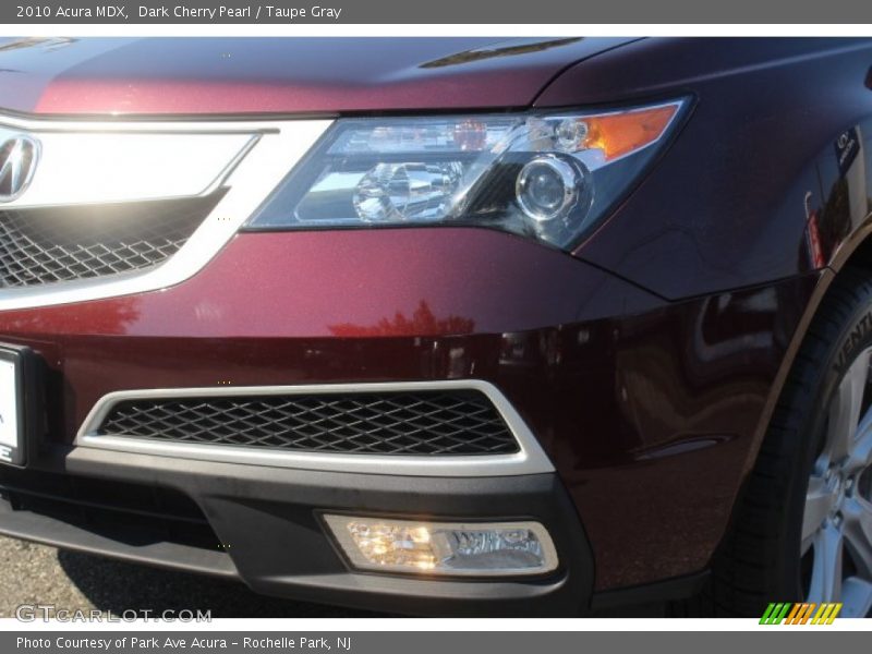 Dark Cherry Pearl / Taupe Gray 2010 Acura MDX