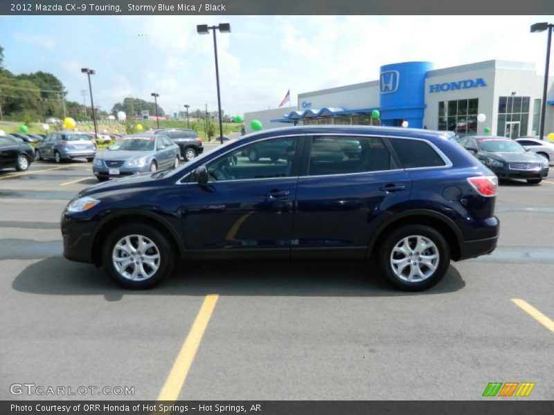 Stormy Blue Mica / Black 2012 Mazda CX-9 Touring
