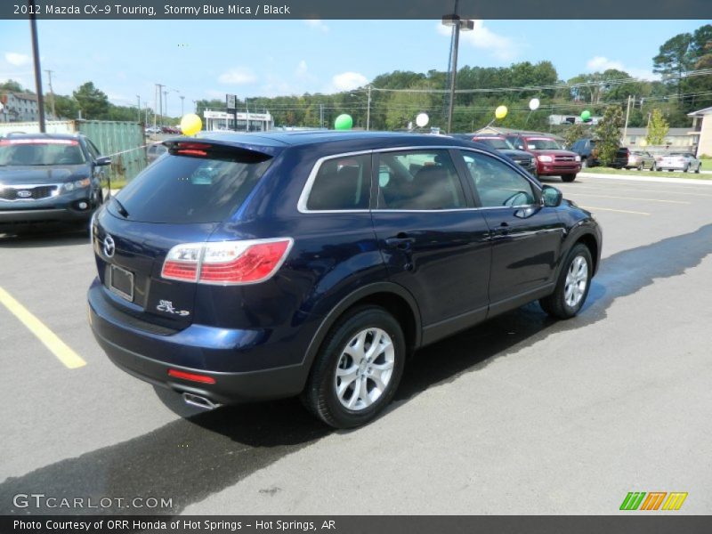 Stormy Blue Mica / Black 2012 Mazda CX-9 Touring