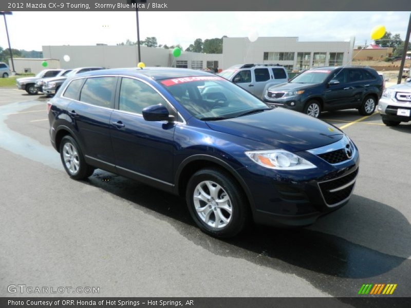 Stormy Blue Mica / Black 2012 Mazda CX-9 Touring