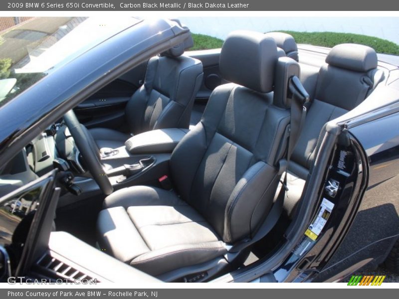 Front Seat of 2009 6 Series 650i Convertible