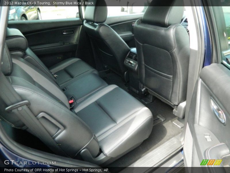 Stormy Blue Mica / Black 2012 Mazda CX-9 Touring